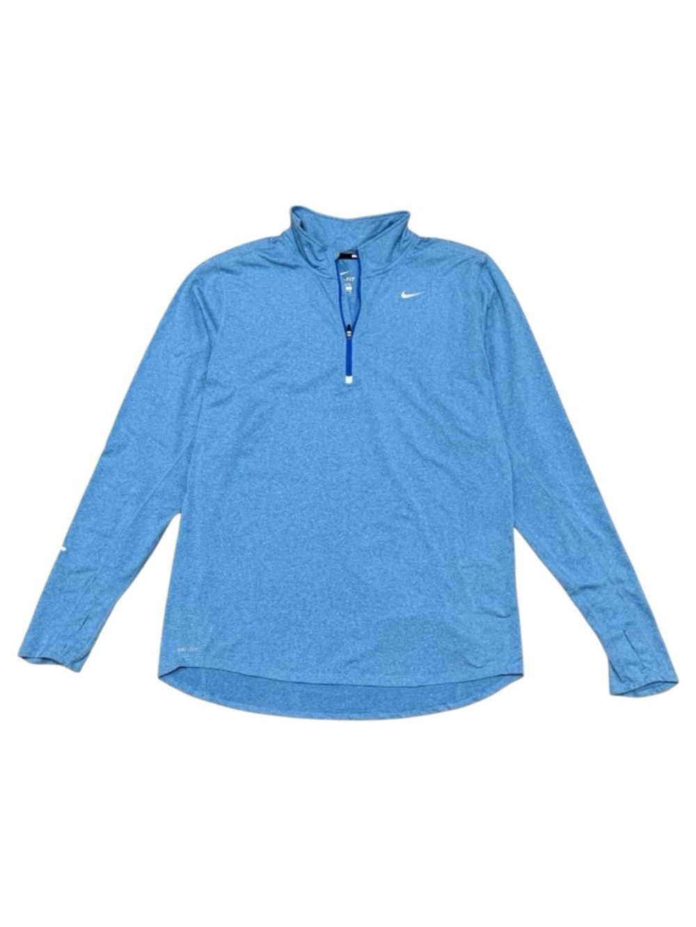 Nike Dri-FIT Element 1/2 Zip Top‎ Men’s Large Light Blue Heathered Long Sleeve